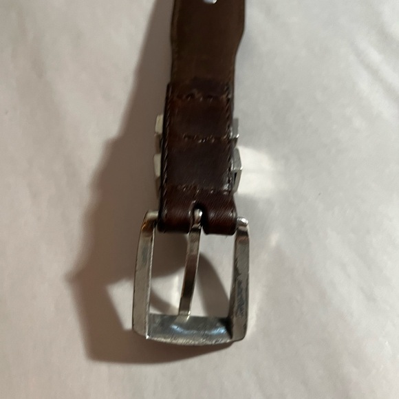Golf Top Grain Brown western Leather Ranch Club Belt Size 42 AML3000 - Picture 10 of 15